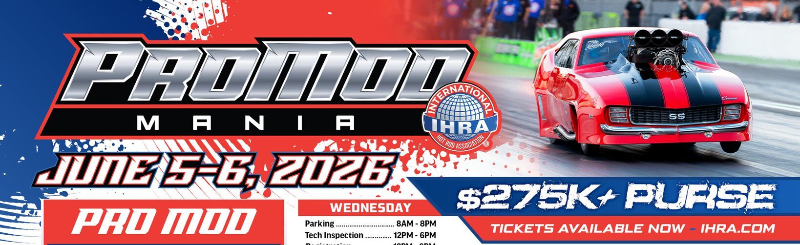 IHRA Pro Mod Mania Logo