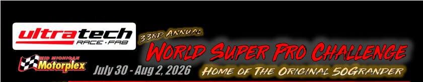 Mid Michigan Motorplex World Super Pro Challenge Banner