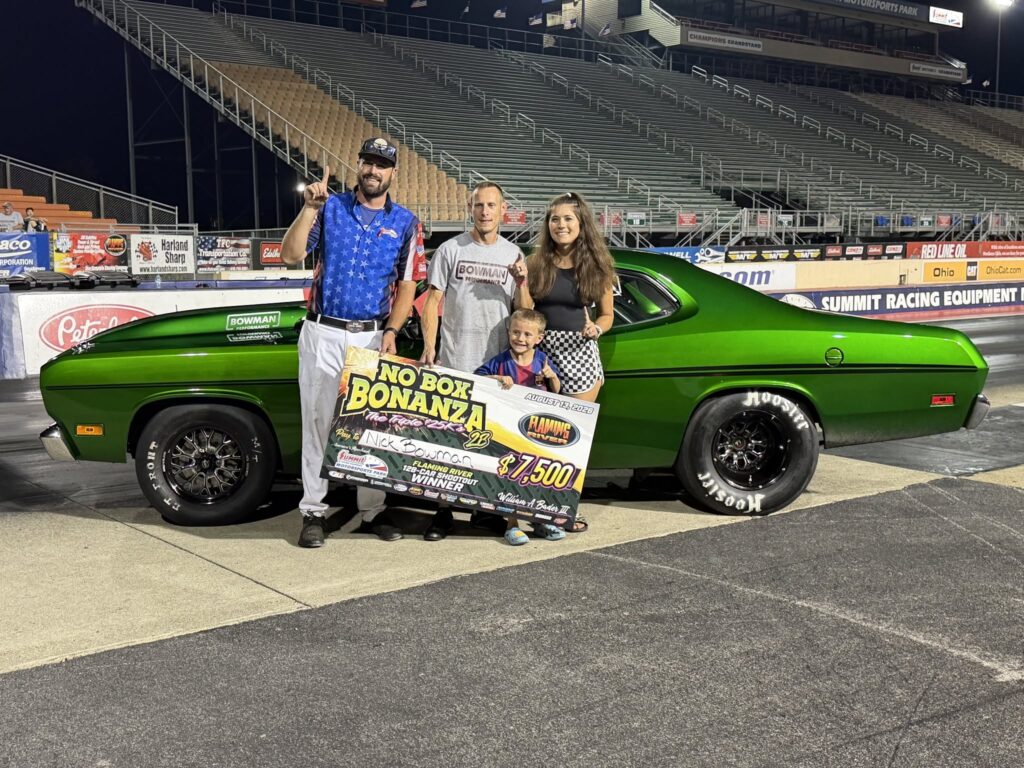 Nick Bowman - 128-Car Shootout Winner at No Box Bonanza