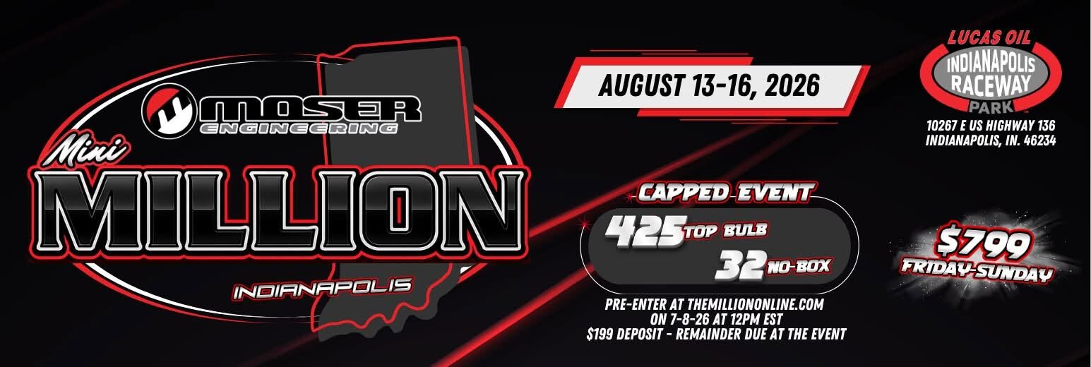 Mini Million Indy Event Flyer