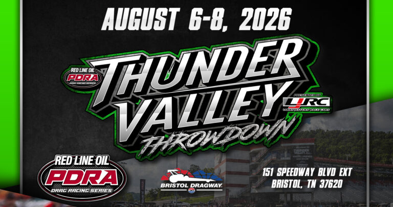 PDRA Bristol Thunder Valley Throwdown Logo