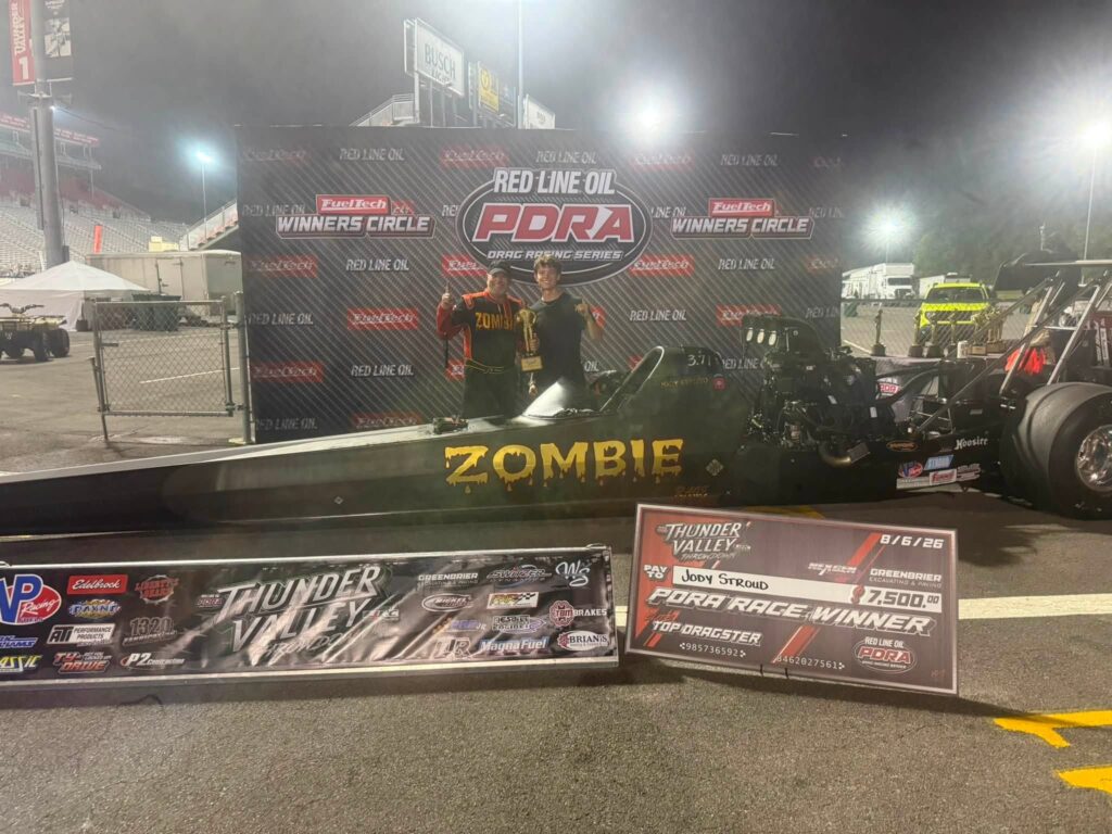 Jody Stroud - PDRA Elite Top Dragster Winner at Bristol