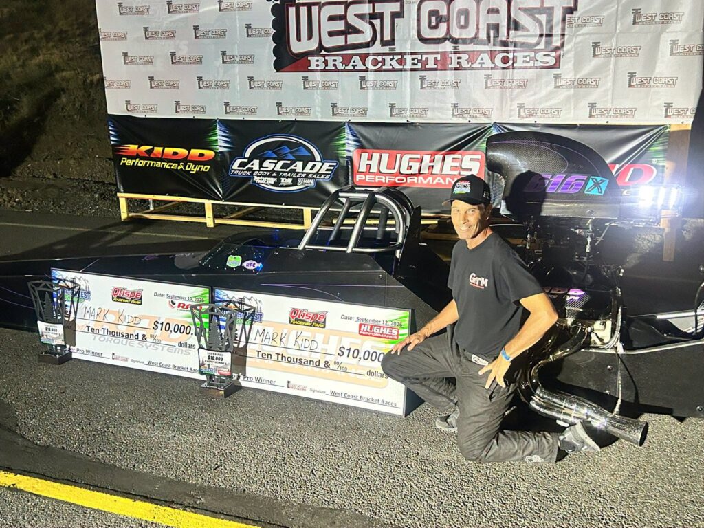 Mark Kidd - $10K Winner on both Thursday and Saturday at West Coast Bracket Races event in Spokane, Washington