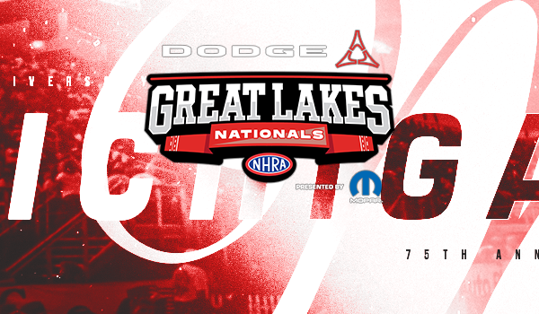 NHRA Great Lakes Nationals at US 131 Motorsports Park Event Logo