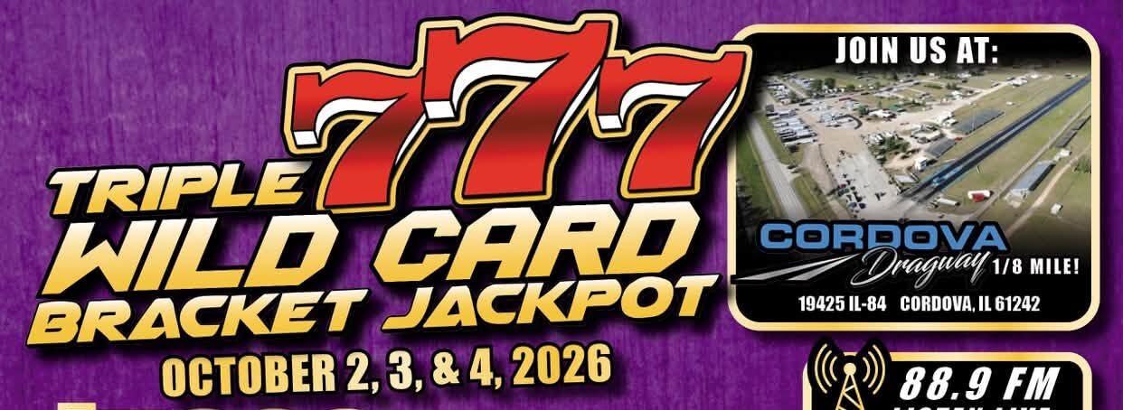 Triple 777 Bracket Jackpot Event Flyer